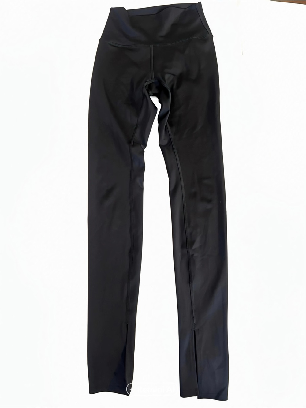 ALO Yoga Black High-Waist Airlift with side slits